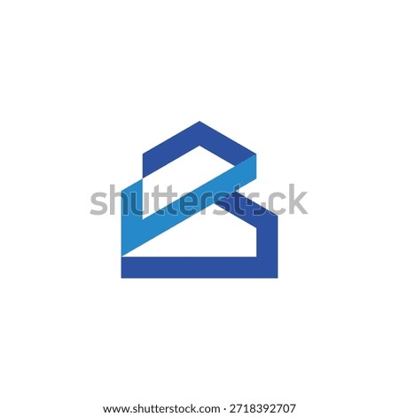 Letter B Building Check Logo 