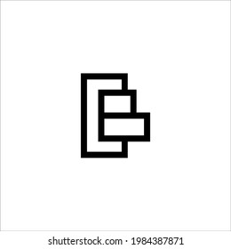letra B con signo vectorial de diseño de logotipo de construcción