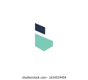 Letter B with building logo icon vector template design element