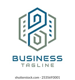 Letter B Building Real Estate Skyscraper Buildings Vector Logo	