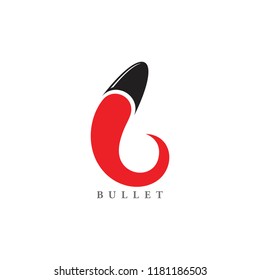 letter b bullet motion design symbol vector