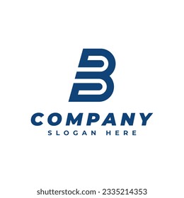 letter B and business logo icon and vector