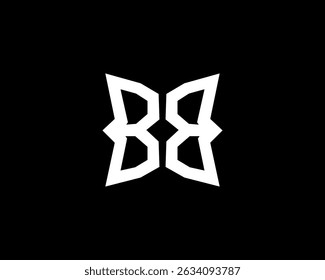 Letter B butterfly logo, butterfly logo, Elegant Initial Letter B Beauty Butterfly with Simple Modern Mono Line Art Style Logo Design, Letter B Butterfly Logo Concept For Luxury, Beauty, Spa 