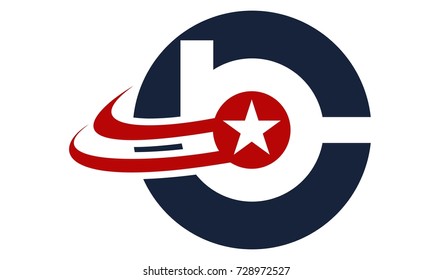 Letter B C Modern Logo 