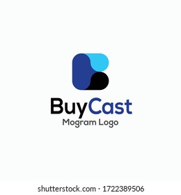 Inspiración en el diseño del logotipo de monograma de letra B y C