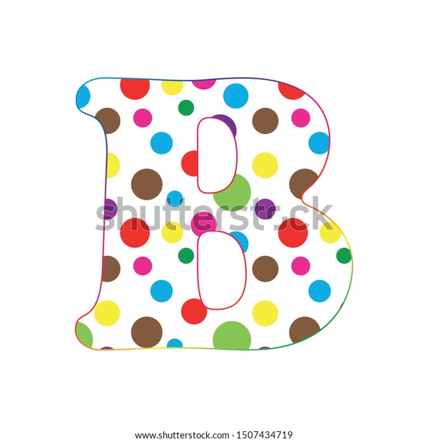 Letter B Cartoon Fun Letters Alphabet Stock Vector (Royalty Free ...