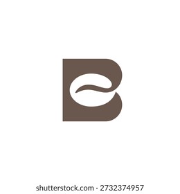 Letter B Coffee Logo Design 