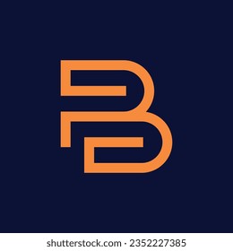 Diseño vectorial de la colección de letras B