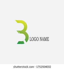 letter b colorful illustrations simple logo unique vector design