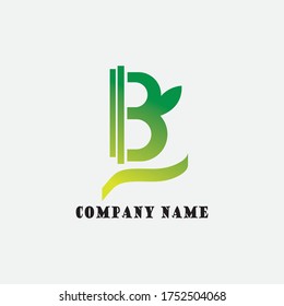 letra b ilustraciones coloridas diseño de vector único logotipo sencillo