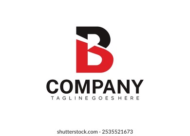 Letter B company logo design vector