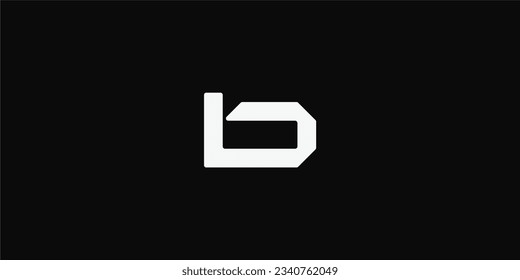 Letter B concept, typography logo concept, monogram logo and initials letter logo, modern and simple