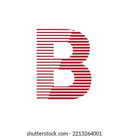 letter B creative business illustration vector logo.