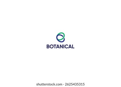 Letter B creative line art floral bond logo