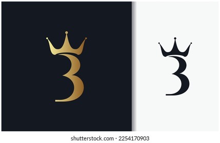Letra B y logotipo de la corona