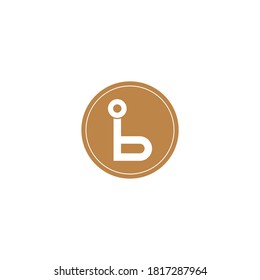 Letter B Crypto coin icon design concept vector