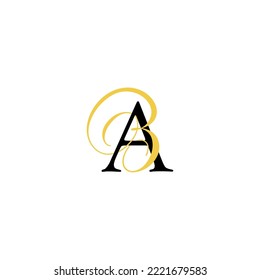 A letter with B cursive logo vector