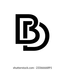 letter b and d logo design