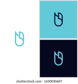 letter b design logo vector icon