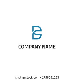 icono vector de logotipo de diseño de letra b