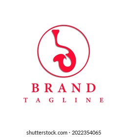 The letter B design logo with the water drop concept can be used for any company