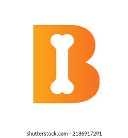 Letter B Dog Logo Pet Care Stock Vector (Royalty Free) 2186917291 ...