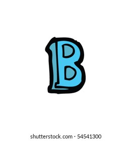 letter B drawing