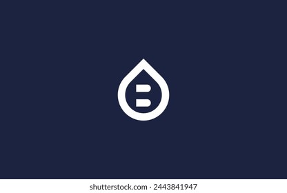 letter b with drops logo icon design vector design template inspiration