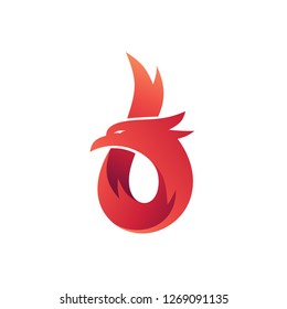 Letter B Eagle Shape Logo Vector