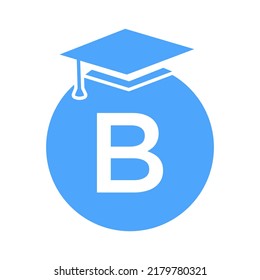 Letter B Education Logo Template Education Stock Vector (Royalty Free ...