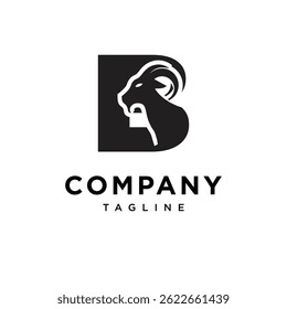 Letter B Eid Al-Adha Logo Icon Vector