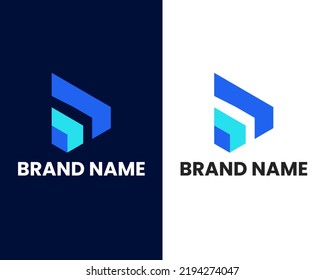 Letter B And F Mark Modern Logo Design Template