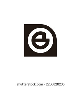 Archivo de letra B, símbolo geométrico circular símbolo simple vector