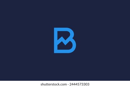 letter b with finance logo icon design vector design template inspiration