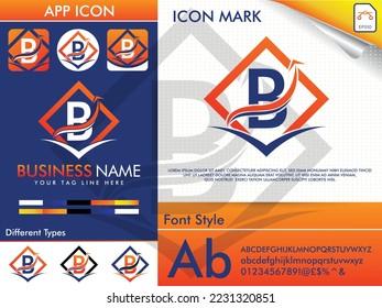 Letter B finance logo premium vector