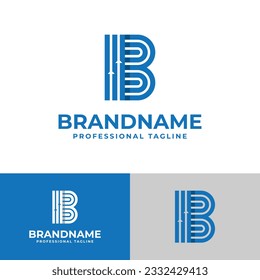 Letter B Finance Logo, geeignet für Geschäfte im Zusammenhang mit der Finanzierung mit B Initial.