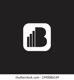  Letter B finance Logo Template vector