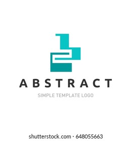 letter b font logo design isolated on white background for business visual identity