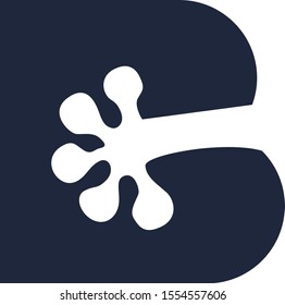 letter B with frog legs logo design inspirations	