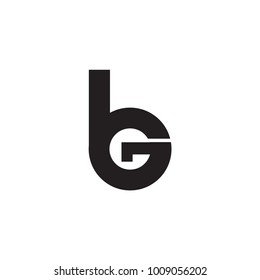 letter b and g logo