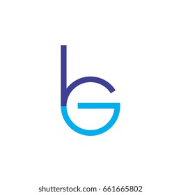 letter b and g logo