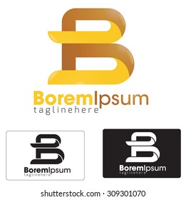 Letter B generic logo concept.