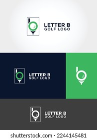 Letter B Golf Logo Design