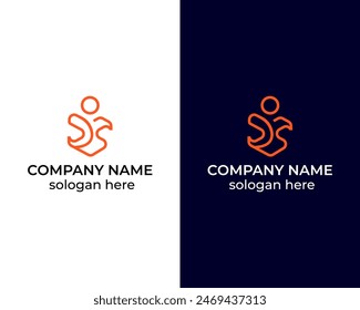 Letter B gym and fitness monogram logo design vector template