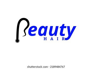 Letter B Hair Beauty Logo Stock Vector (Royalty Free) 2189484767 ...