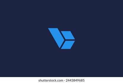 letra b con logotipo hexagonal icono diseño vector plantilla de diseño inspiración