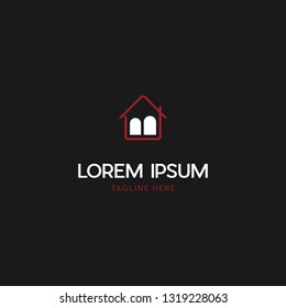 Letter B Home Creative Vector Logo Design