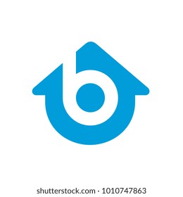 Letter B Home Logo. Sweet Home Logo Template is mostly suited for anything related real estate business, home improvement, studio, team, etc.  Made from 100% vector shapes.