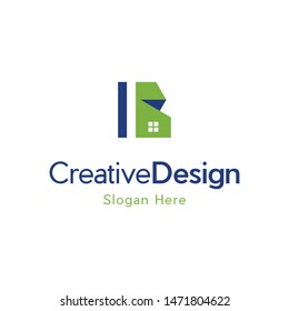 Letter B Home Realty Creative Logo