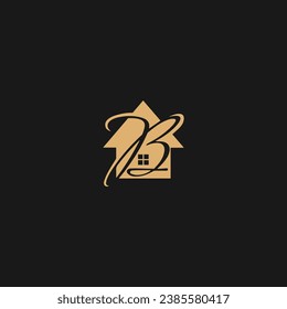 Buchstabe B Design-Template-Element für das Logo für Eigenheime,